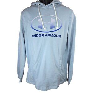 Under Armour Blue Mens Cotton & Recycled Polyester Hoodie Sweatshirt Medium